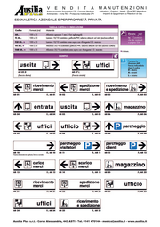 CARTELLI DI INDICAZIONE SEGNALETICA AZIENDALE E PER PROPRIETA PR